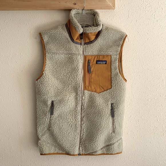 Patagonia ベージュ retro-x vest M Patagonia Retro X Deep Pile Vest—[M] – mahshu